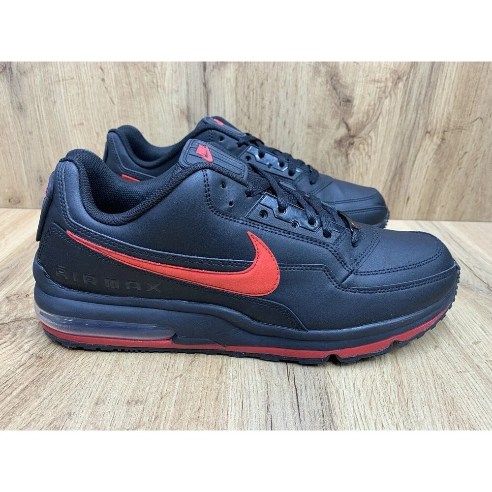Nike Air Max LTD 3 Black University Red Men's Size 12 Sneakers 687977-065 Clean